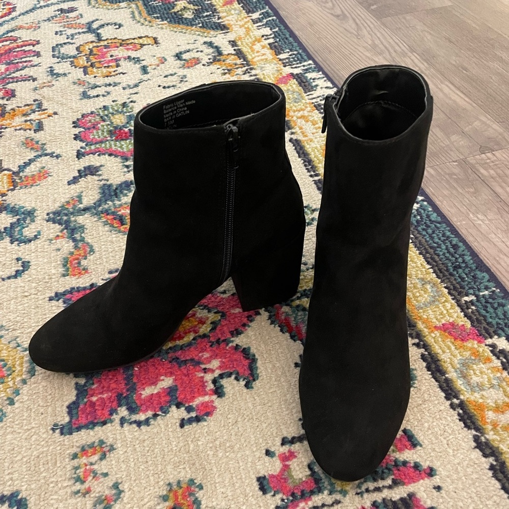 Bar III Black Ankle Boots